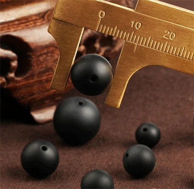 Мужские ювелирные изделия STENYA 12 мм из черного оникса с матовым камнем|black onyx|spacer