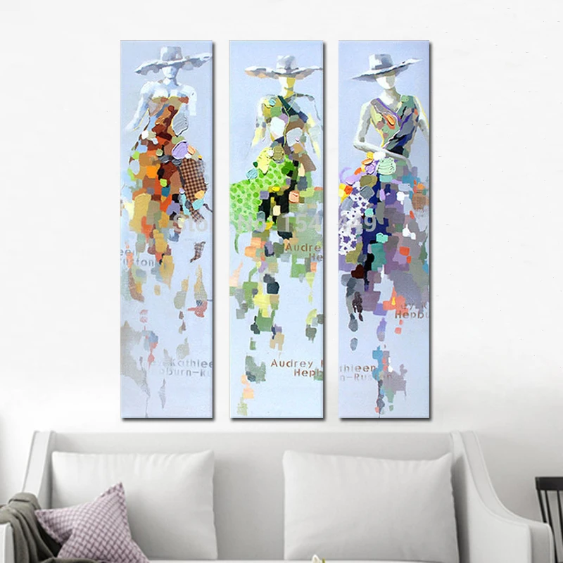 Ручная роспись очарование влюбленных космический танец пейзаж настенные