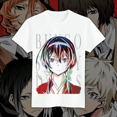 03 Новая футболка Bungou для бродячих собак Nakahara Chuuya дазай Осаму, Мужская футболка, летние футболки, топы - Цвет: 03