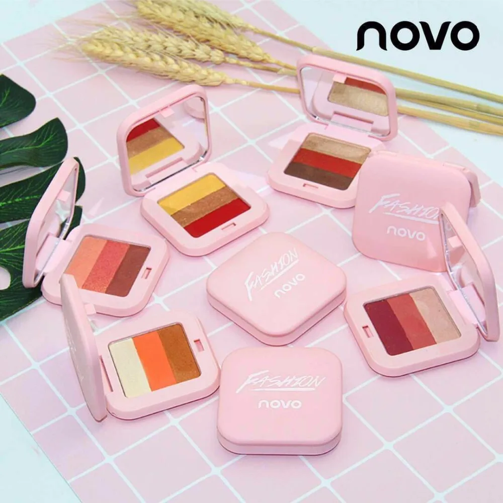 NOVO Новый Многоцветный для век маркер порошок макияж Shimmer Eye Shadow Palette| |
