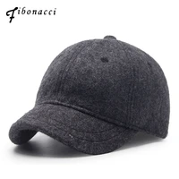fibonacci caps for men women new short brim wool baseball cap autumn winter hats adjustable snapback