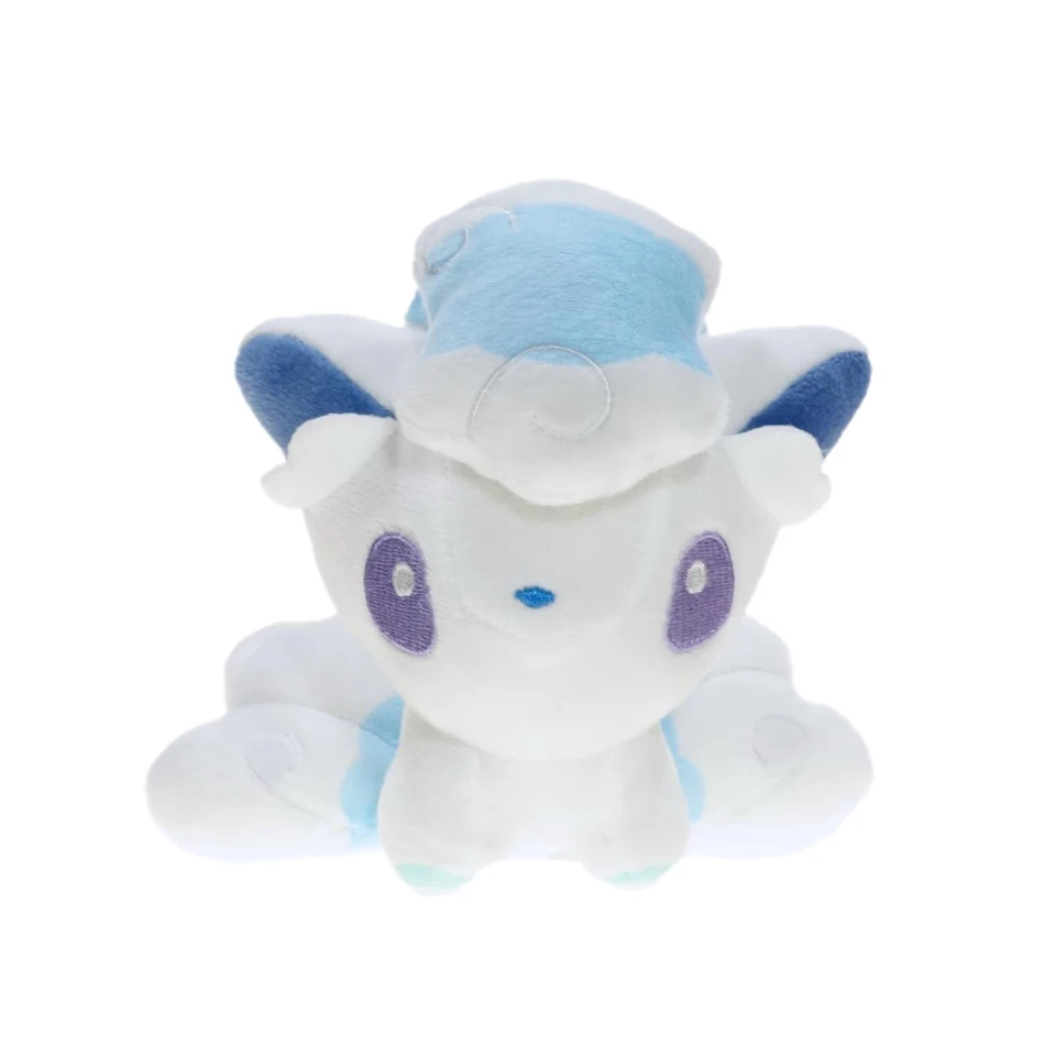 12-22 см милые чармандер алола льдом Vulpix Blastoise Haunter Tyranitar Furret Salamence Мягкие плюшевые игрушки аниме чучела кукла японская - Цвет: Ice Vulpix