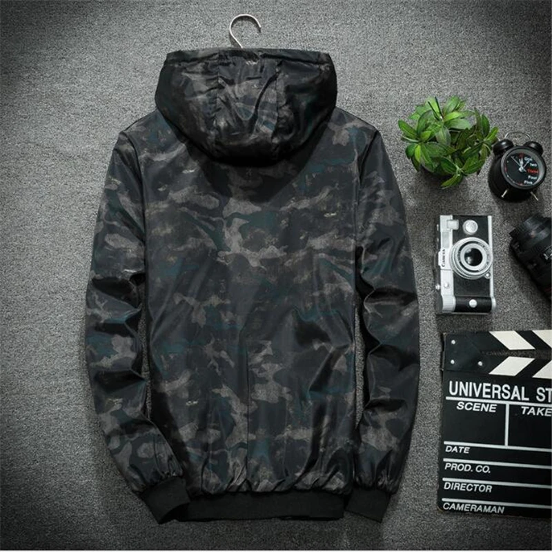 

Men Hoodies Pocket Mens Fashion Frontier Korean Version Youth Hooded New Casual Jacket Wear Spring Autumn 2018 New VAKAUP