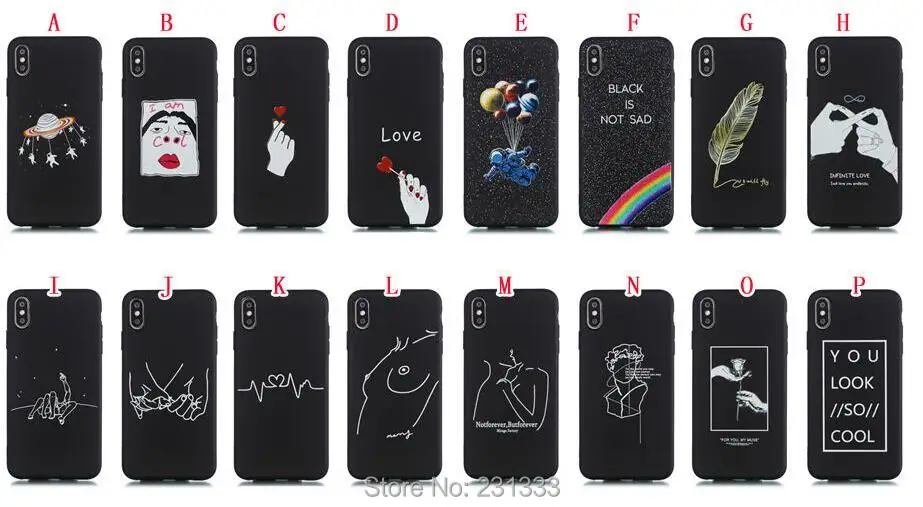 Матовый из ТПУ мягкий чехол с рисунком для Huawei P30 PRO P8 LITE 2017 P10 P20 Y5 2018 Mate 20 Pro Y9 Y6 2019