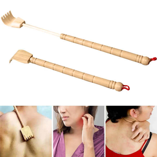 

Extendable Back Scratcher Bamboo Wooden Telescopic Flexible Anti Itch Self Massager Claw Extender Dropshipping