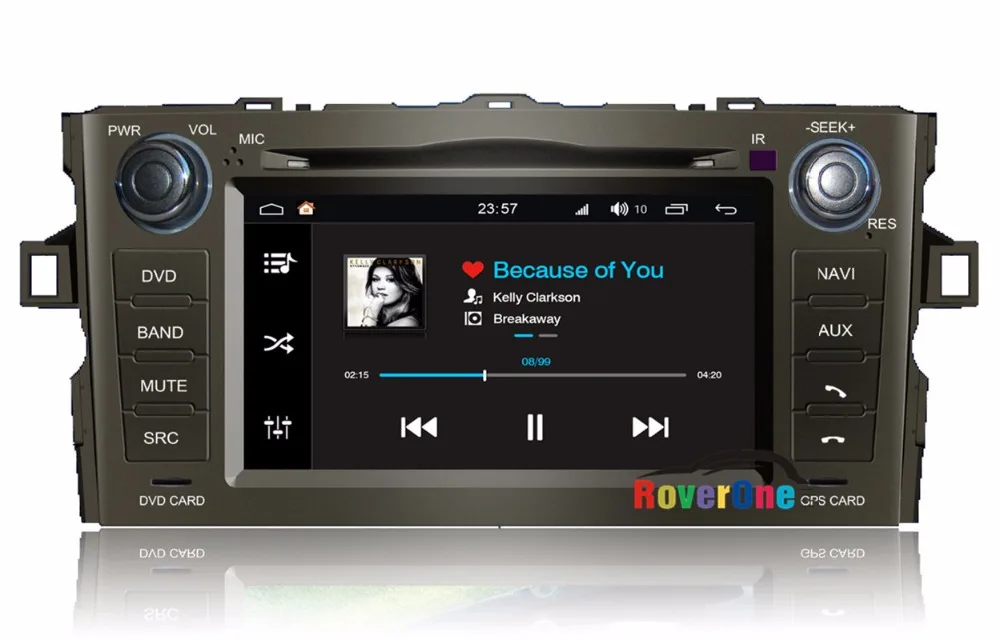 Для Toyota Auris 2008 2012 четырехъядерный Android 7 1 автомобильный DVD Радио Стерео Bluetooth
