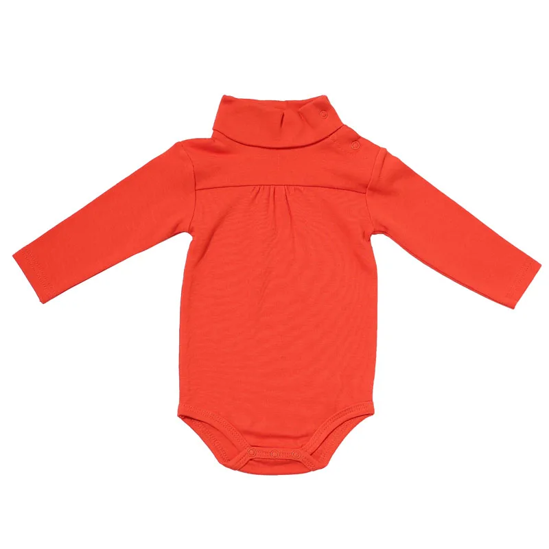 Одежда для новорожденных девочек боди bebe детские комбинезоны с длинными рукавами зимние комбинезоны отложной воротник детская одежда боди для малышей - Цвет: orange G