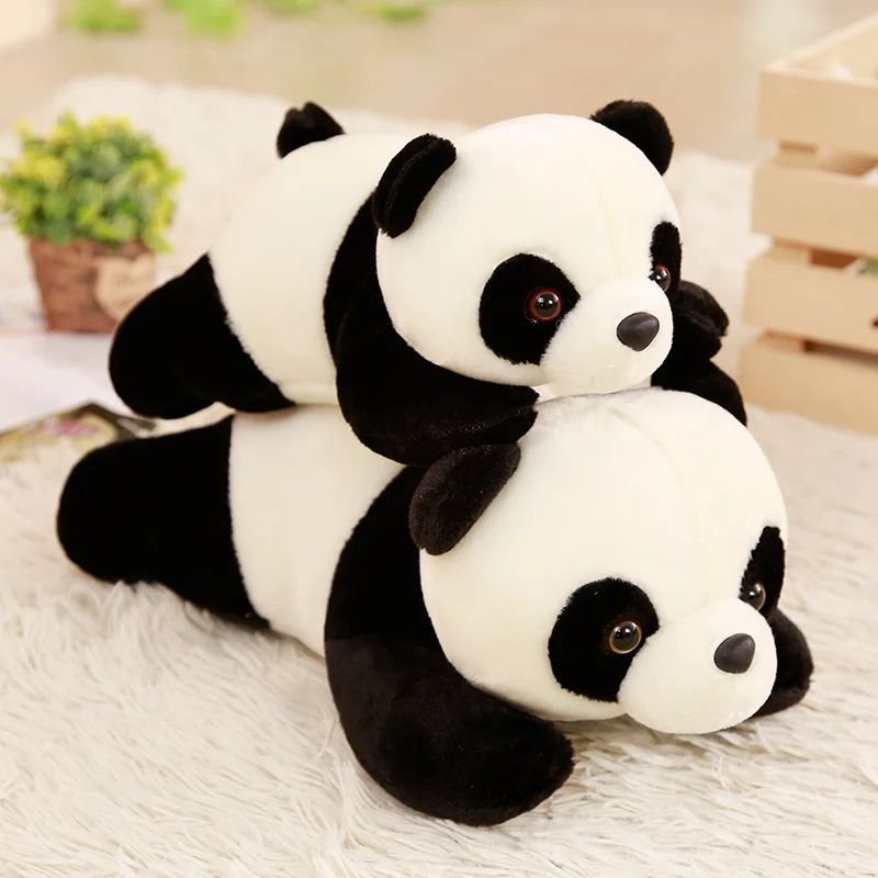 Babiqu 1 шт. 35/50 см Kawaii Лежащая панда плюшевые игрушки животные куклы для детей