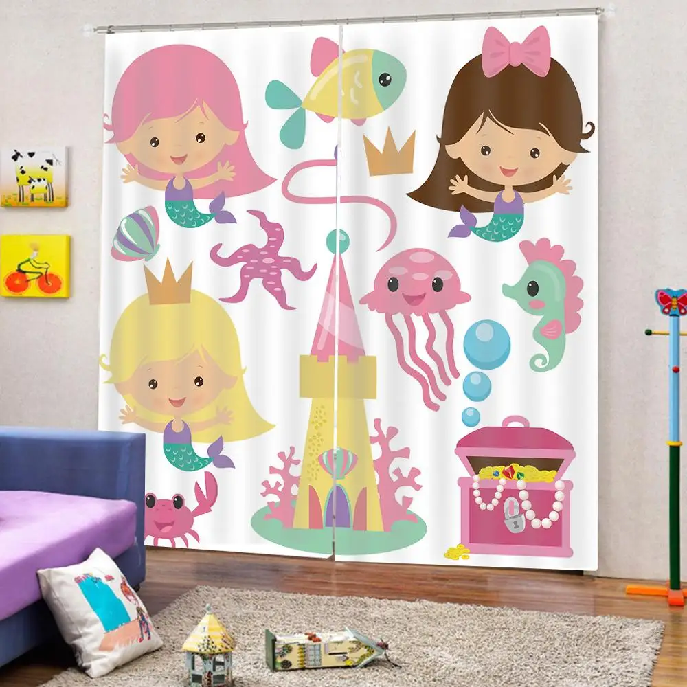 Индивидуальные размеры роскошные затемненные 3D оконные шторы для гостиной