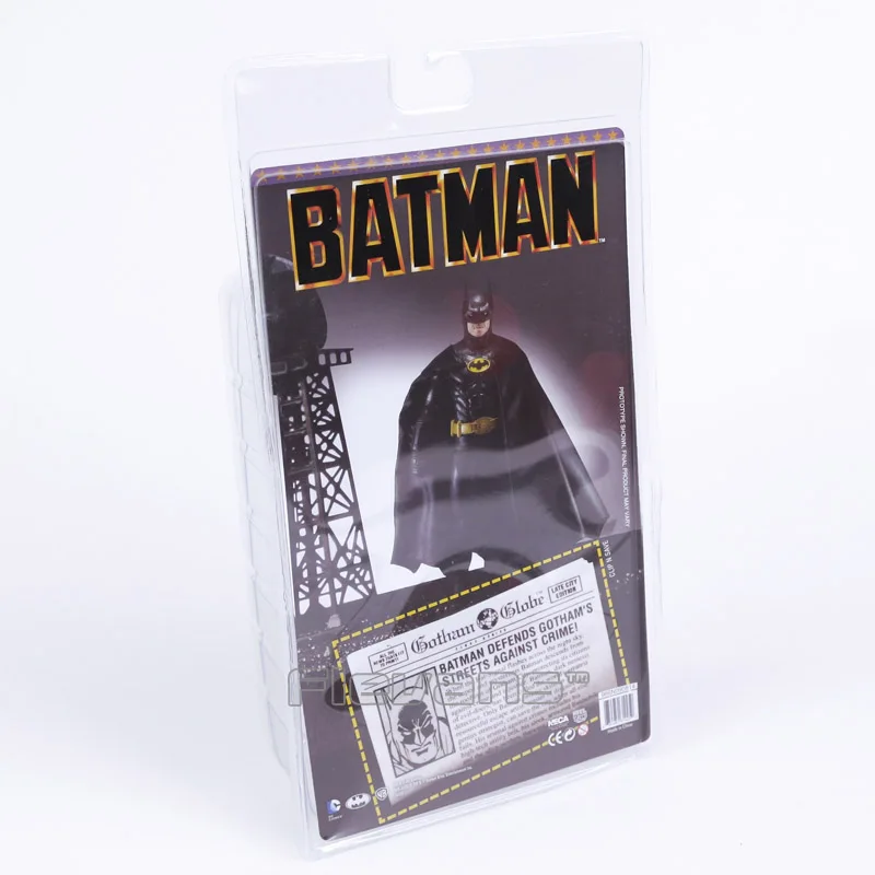 NECA 1989 Брюс Уэйн Майкл Кейтон 25 я годовщина ПВХ экшн фигурка Коллекционная модель