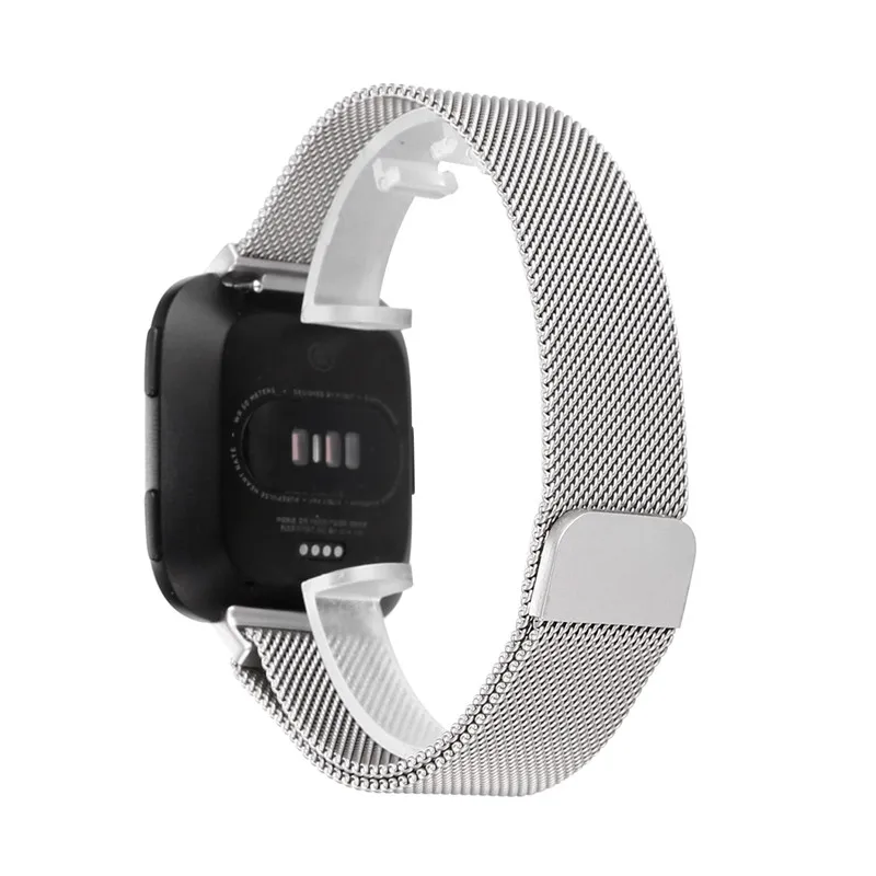 Металлический Браслет Fitbit Versa для магнитные петли Milanese Lock женщин и мужчин браслет