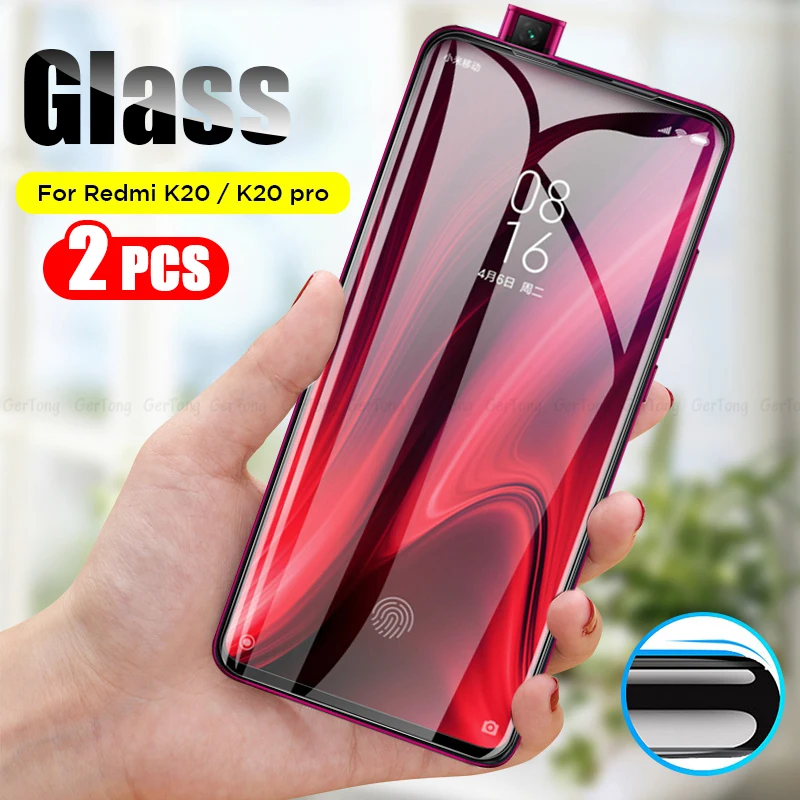 2 шт./лот Redmi K20 Pro защита экрана из закаленного стекла полное покрытие клей для Xiaomi Redmi K20 защита экрана полное защитное стекло
