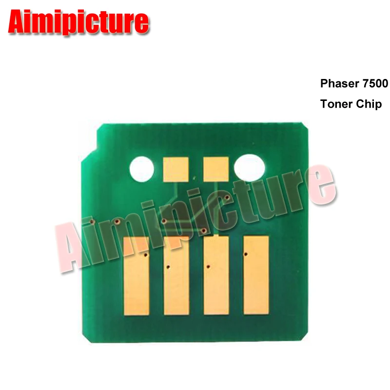 Тонер чип 106R01439 106R01436 106R01437 106R01438 для Xerox 7500 Phaser BK C M Y картридж 1 комплект 4 шт