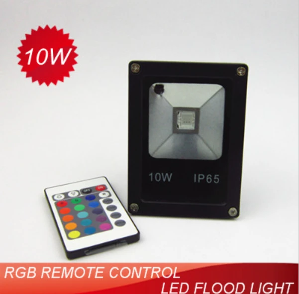 RGB Светодиодный прожектор AC85-265v 10 Вт COB LED s водонепроницаемый для освещения сада