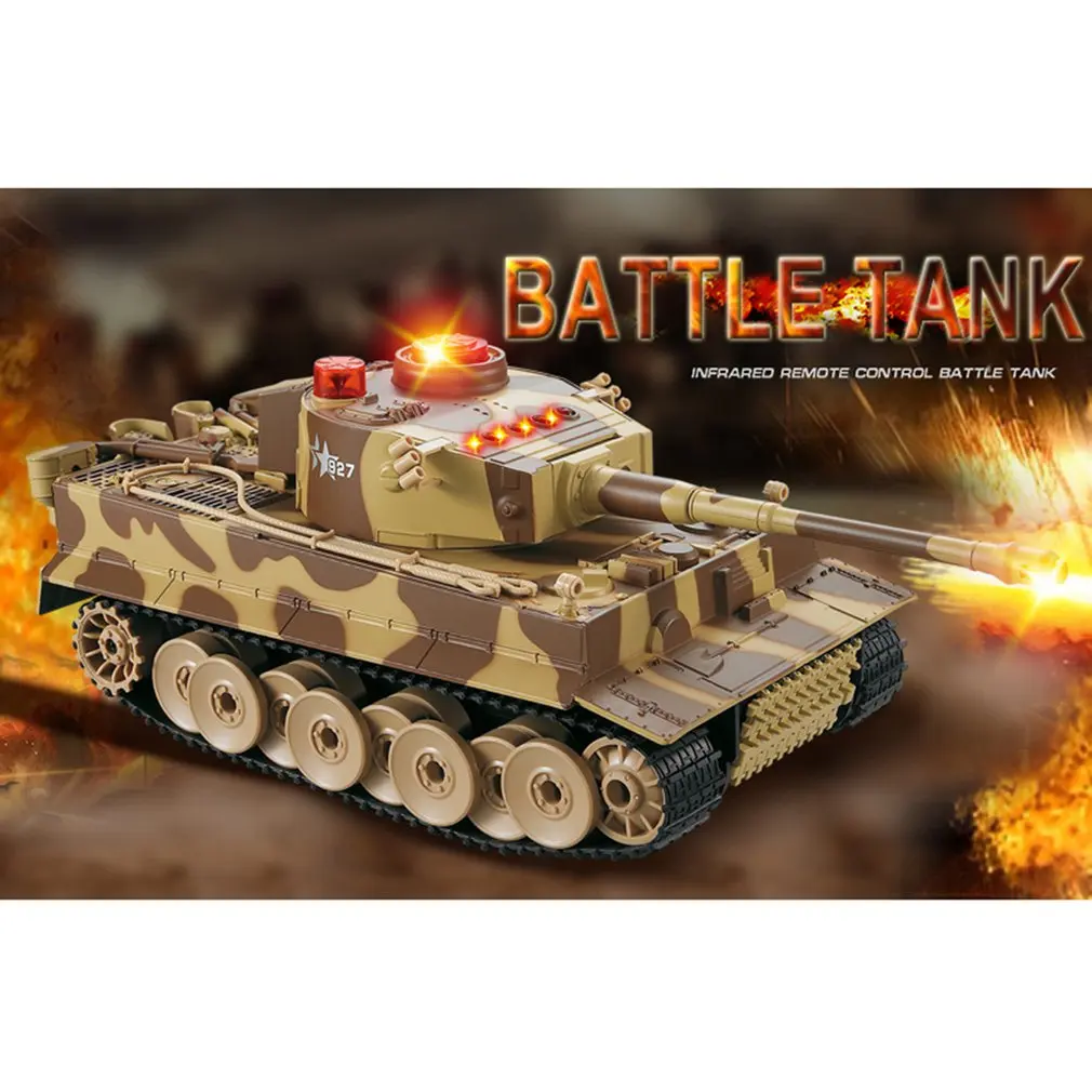 518 1/24 RC Гусеничный Танк ИК пульт дистанционного управления игрушки Моделирование