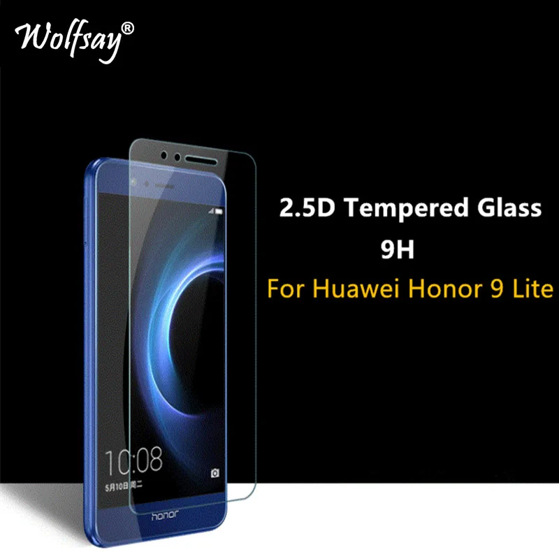2 шт Honor 9 Lite стекло Huawei защита экрана закаленное стеклянная защитная пленка