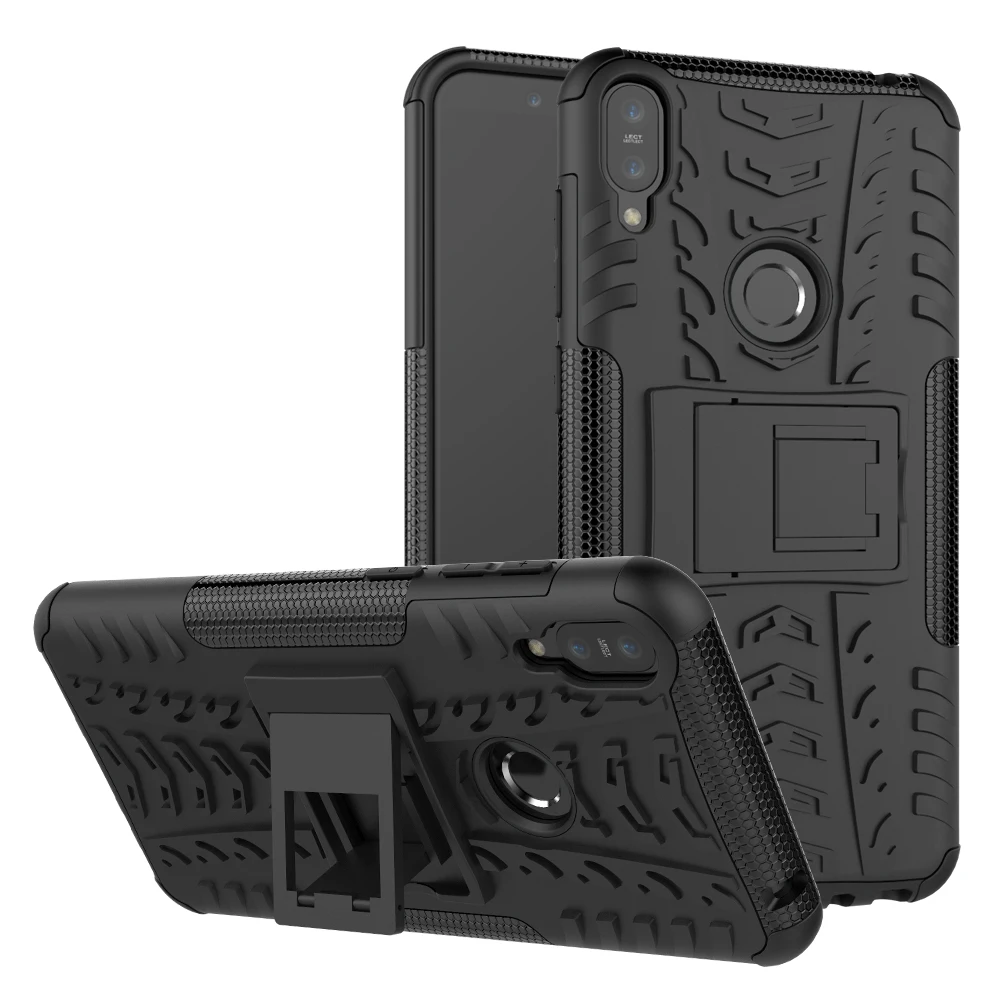 

For Asus Zenfone Max Pro M1 ZB601KL Shockproof Rubber PC+TPU Hybrid Case Cover For Zenfone Max Pro M1 ZB601KL Heavy Duty Armor