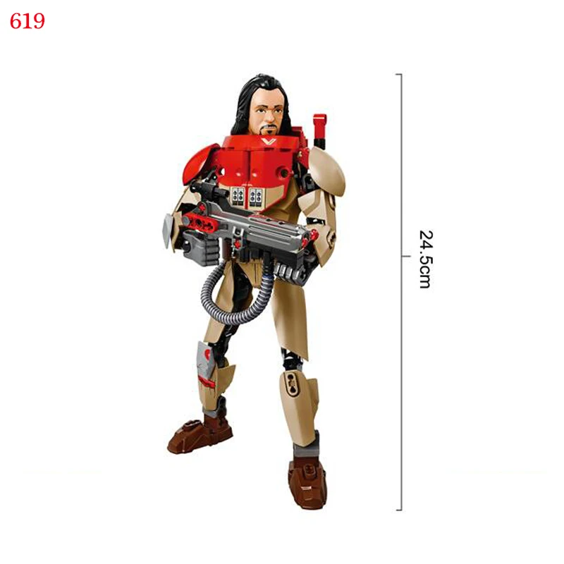 Звездные войны сборная фигура строительный блок игрушка Kylo Ren Чубакка Дарт Вейдер Boba Jango Фетт Штурмовик совместим с - Цвет: Ksz619