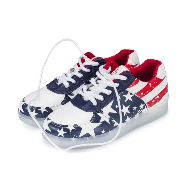 Детская обувь светящиеся кроссовки для мальчиков с usb-зарядкой Повседневные