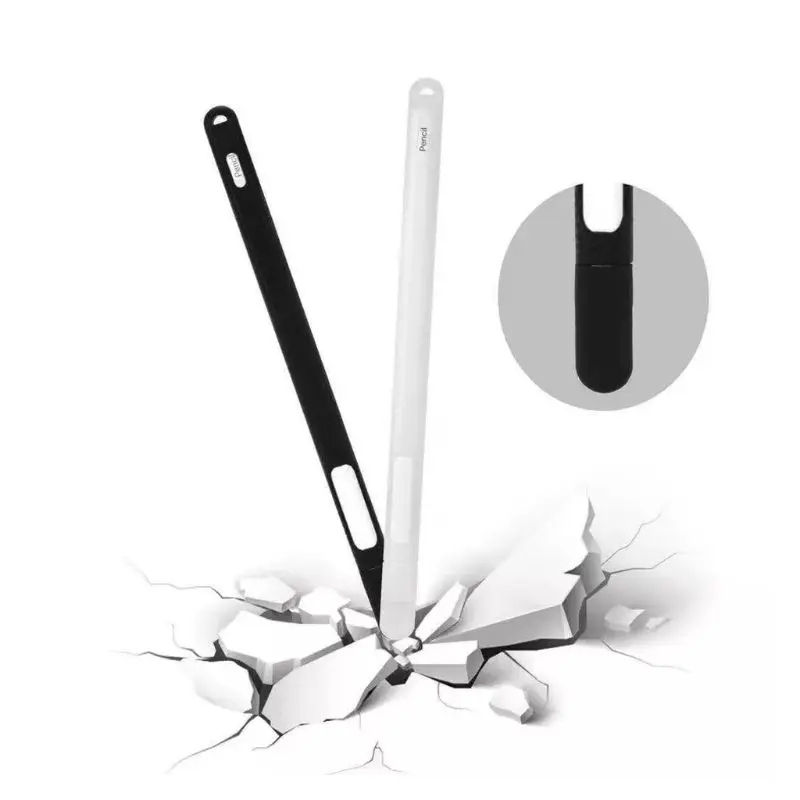 Мягкий защитный силиконовый чехол для Apple Pencil 2 го поколения накладка iPad 2|Чехлы