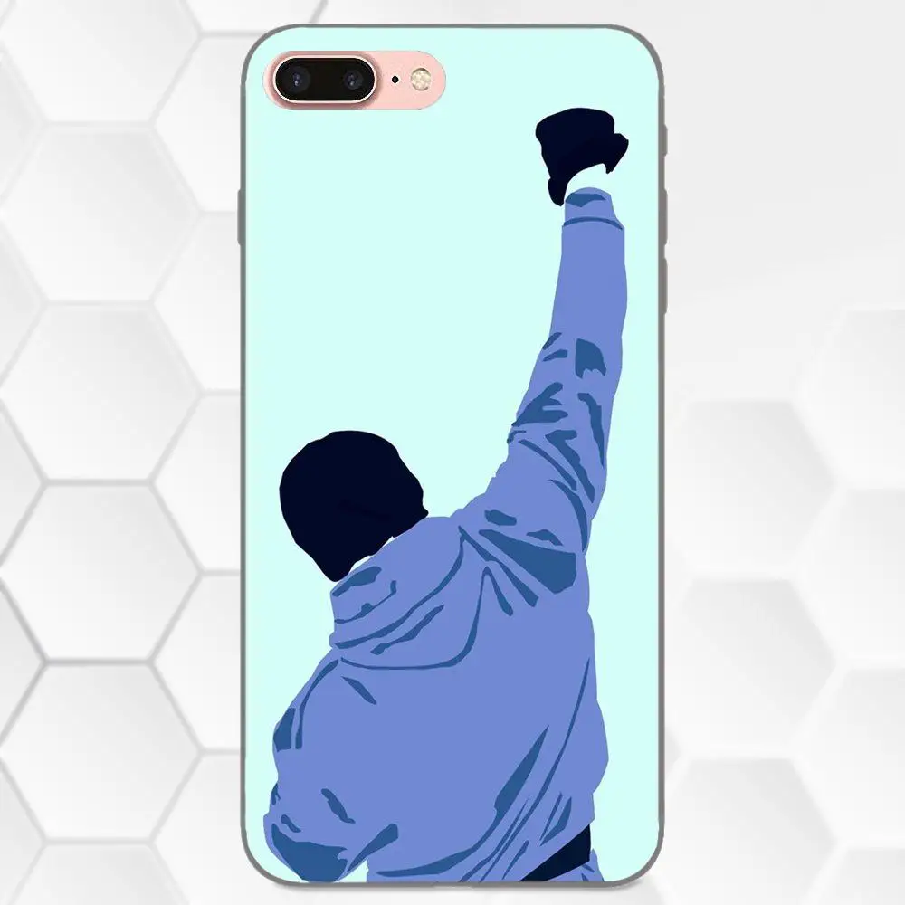 Motivational Words Art Rocky Balboa For Samsung Galaxy Note 4 8 9 S3 S4 S5 S6 S7 S8 S9 S10 Edge Plus Lite I9080 G313 | Мобильные