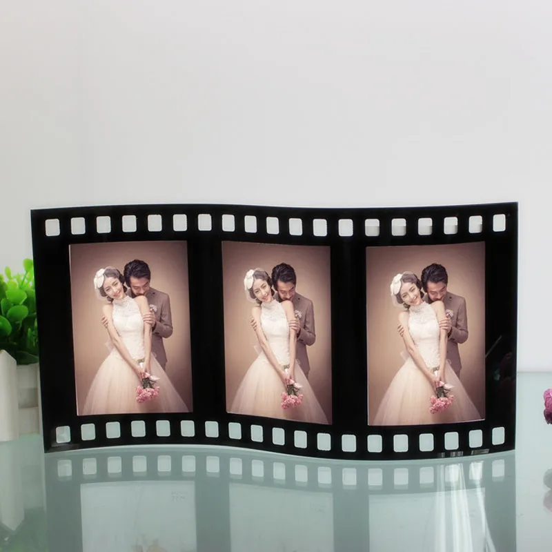 Креативная настольная фоторамка Cinefilm Стеклянная с тремя коробками|frame optical|frames