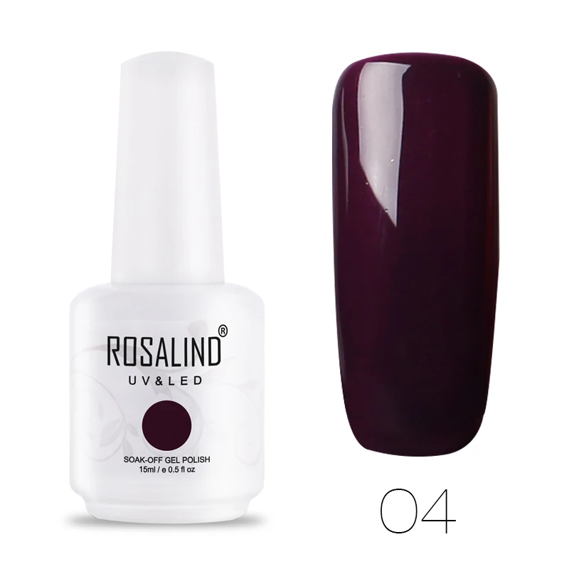 RH04 ROSALIND Гель-лак для ногтей Набор для маникюрный лак Vernis полуперманентный УФ все для ногтей искусство основа грунтовка Гель-лак верхнее покрытие - Цвет: RH04