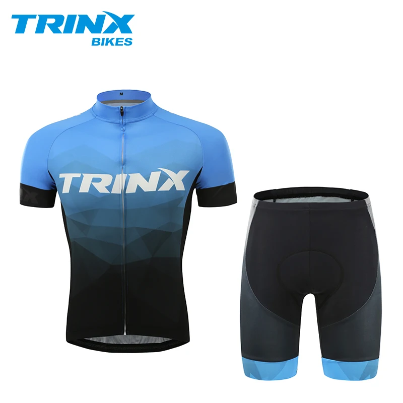 Мужская летняя одежда для велоспорта TRINX дышащая быстросохнущая MTB с коротким
