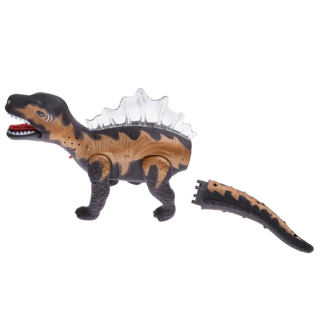 Новый Электрический робот ходьба звук динозавра w/светильник пластиковые