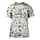 Модная мужская футболка PLstar Cosmos 2019 с 3d принтом насекомых, Повседневная летняя футболка унисекс в стиле Харадзюку