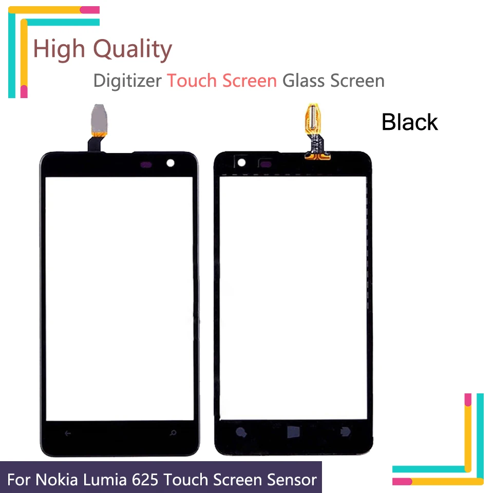 10 шт./лот для Nokia Lumia 625 N625 RM 941 943 Сенсорный экран сенсорный Панель Сенсор