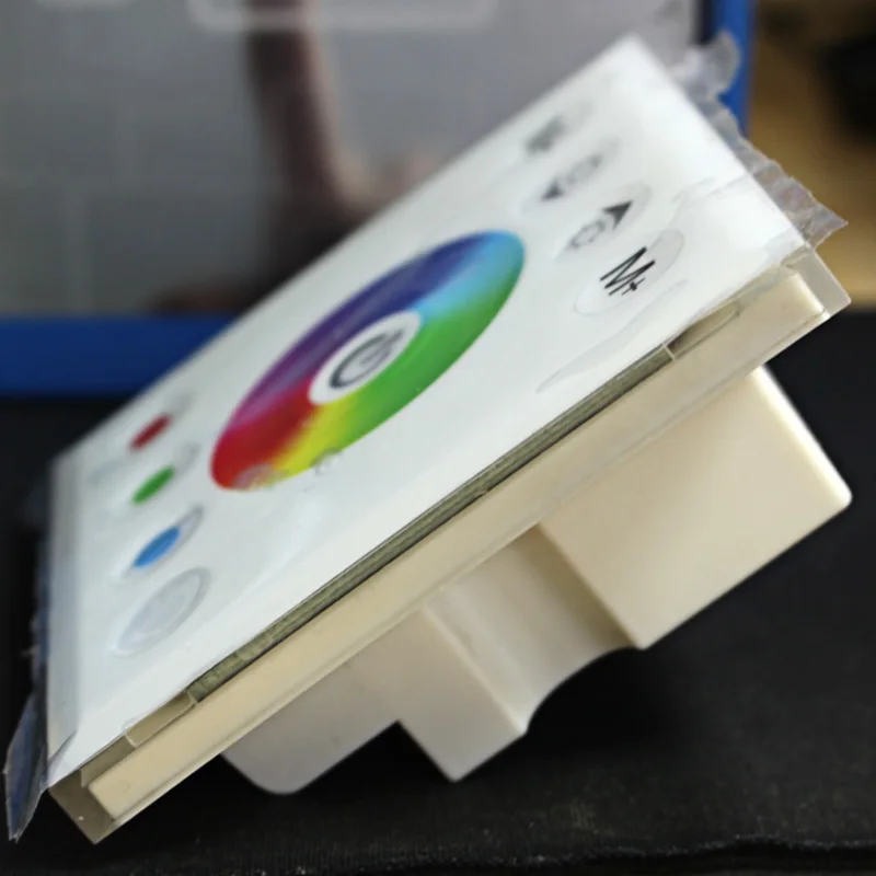 Новая Домашняя цветная светодиодная сенсорная белая панель RGB контроллер для