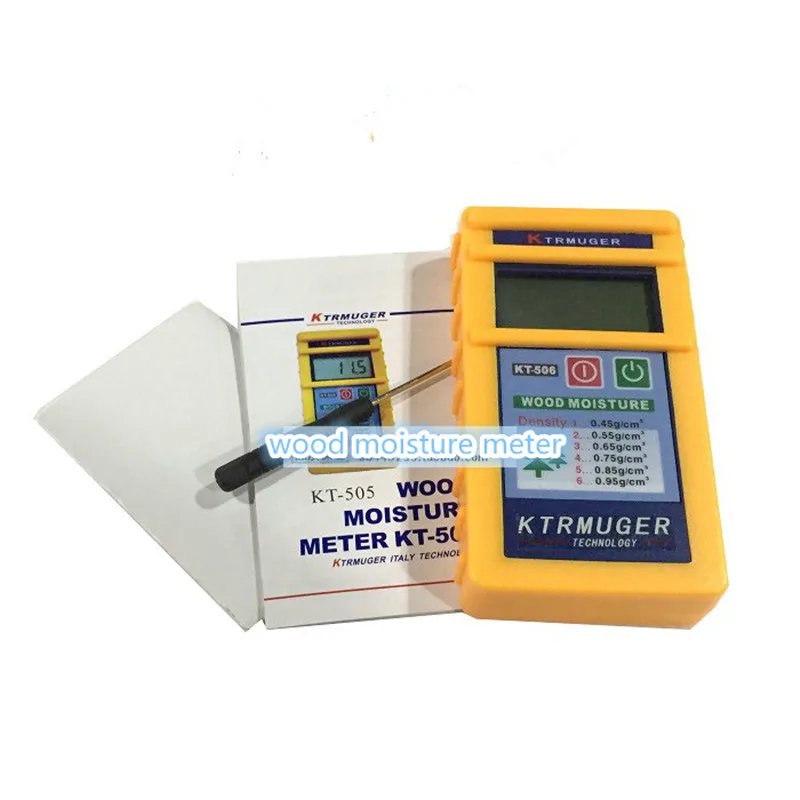 Цифровой измеритель влажности древесины Redwood Timber Диапазон 0 ~ 100% KT-505 humity Meter |
