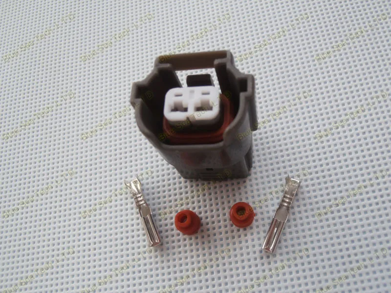 Образец 2 комплекта 2Pin Штепсель для масляной форсунки разъем распылителя топлива