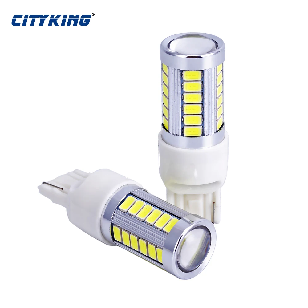 1x7443 7440 led WY21W W21/5W светодиодный T20 33smd 5730 5630 Chip LED автомобильный сигнал поворота
