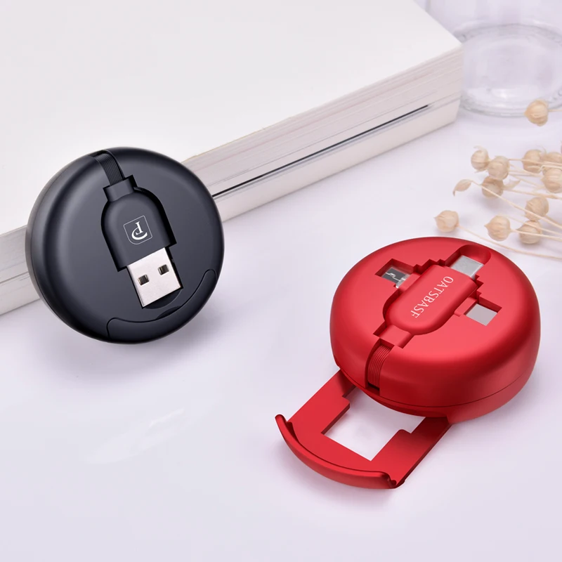 Usb-кабель Oatsbasf для iPhone X 8 7 6 зарядное устройство 3 в 1 Micro USB кабель Android type c type-c