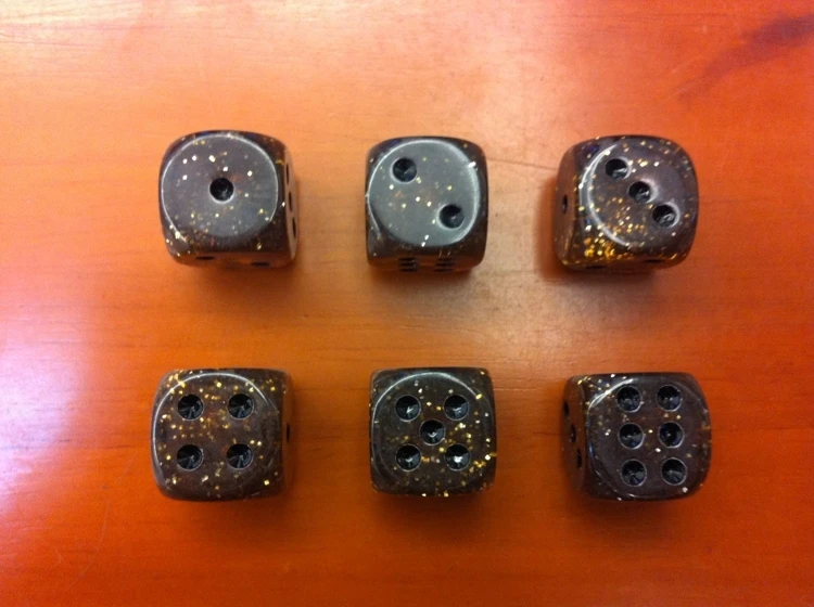 

16mm small coffee jincong masout dice 16 jincong acrylic 16 jincong bosons