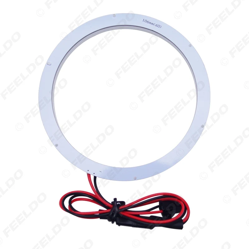 FEELDO 4X106mm Car Xenon Cotton Angel Eyes Halo Ring Light DRL For BMW E46 Coupe 2D (04+)/E46 Cabrio/Z3 Headlight #HQ2238 | Автомобили и