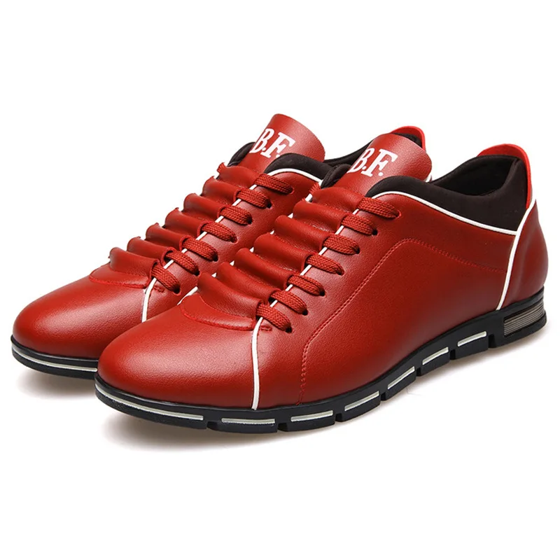 Plus Size 37-50 Men Casual Shoes Fashion Leather For Flat Loafers Sneaker Brand Footwear | Обувь