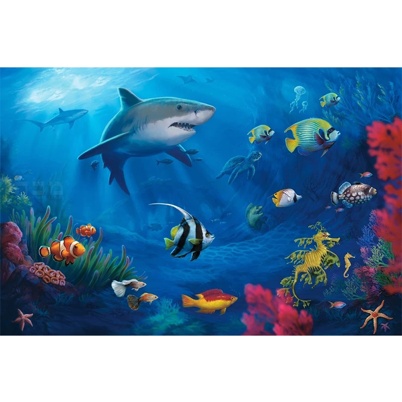 

5d алмазная живопись с животными Леопард Акула полная вышивка квадратные/круглые Алмазная вышивка Стразы свадебное украшение