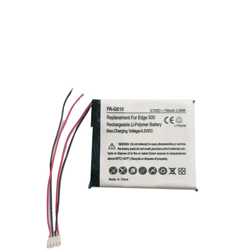 3 7 V 700mAh батарея для Garmin Edge 200 205 500 GPS LiPo полимерная аккумуляторная Замена 361 0043 00