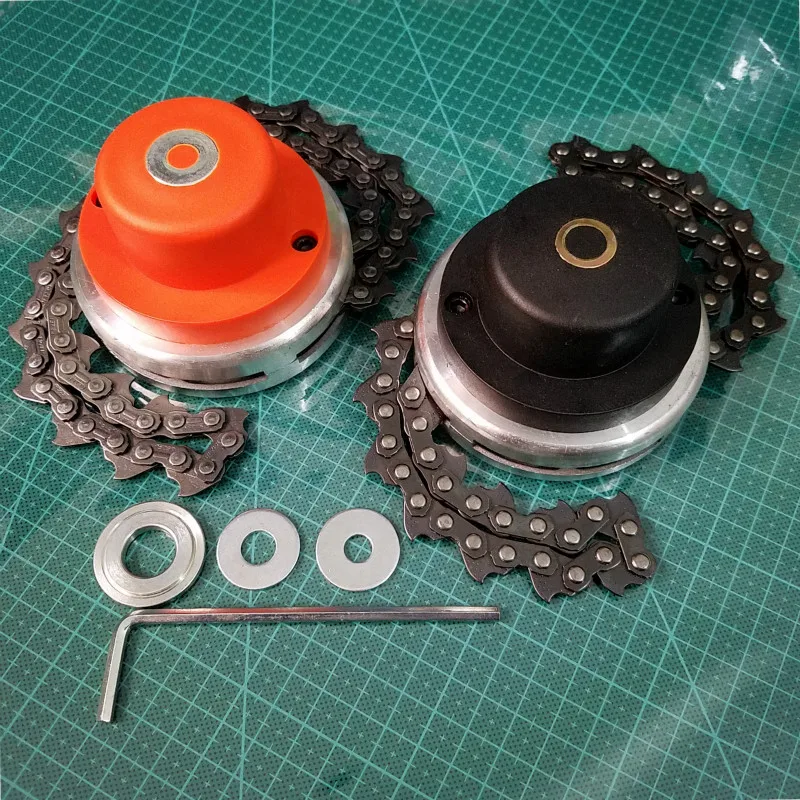 

2Set Universal Lawn Mower Chain Trimmer Head Chain Brushcutter for Trimmer Garden Grass Brush Cutter Tools Spare Parts