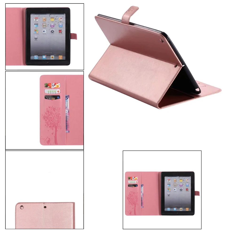 Чехол для iPad 2/3/4 Новый чехол 2017 2018 9 7 дюйма простой мягкий из искусственной кожи на