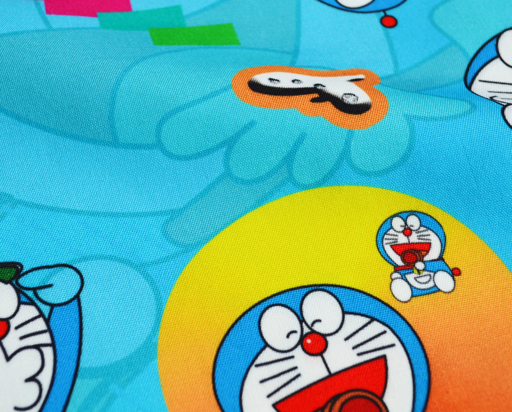 Doraemon сумка на заказ Женская Холщовая Сумка-тоут ручная работа для покупок