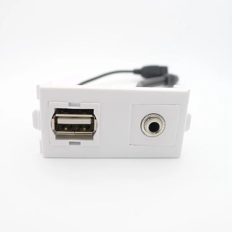 Соединитель USB и 3 5 stereo audio с коротким кабелем|3.5 connector|usb usbconnector 3.5 |