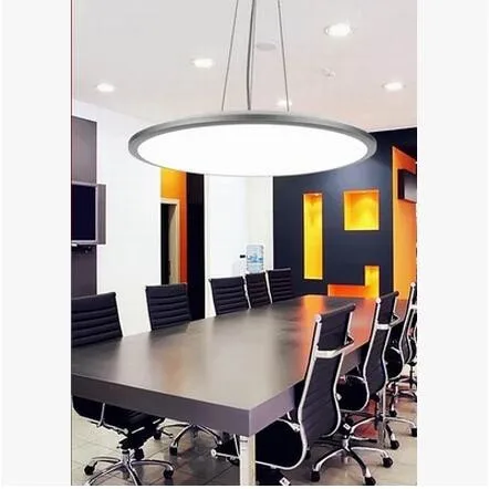 LED 110 220 В простой дизайн акриловый тонкий круглый офисный кабинет спальня