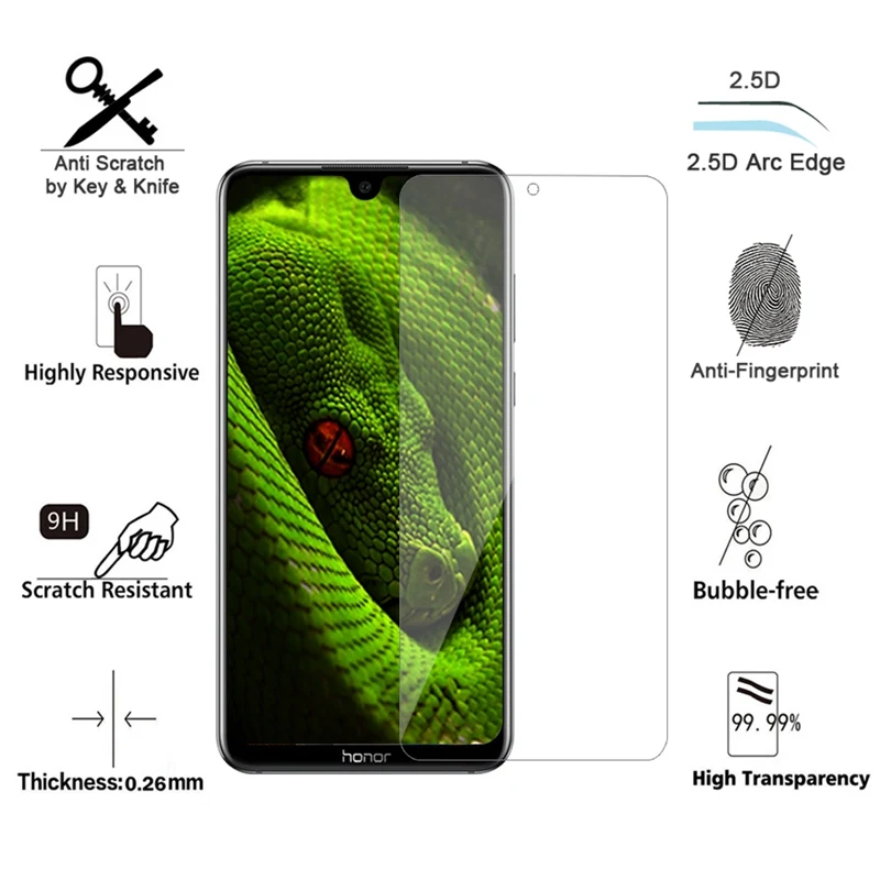 Закаленное стекло 9H 2.5D для Huawei Honor 8X Max Защитное 8xmax Защита экрана стекло|Защитные