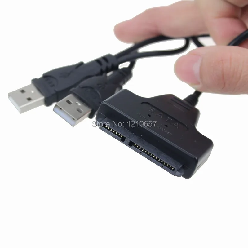 2 шт./партия адаптер для кабеля питания и передачи данных с двумя USB 0 на SATA 15 + 7 Pin|usb