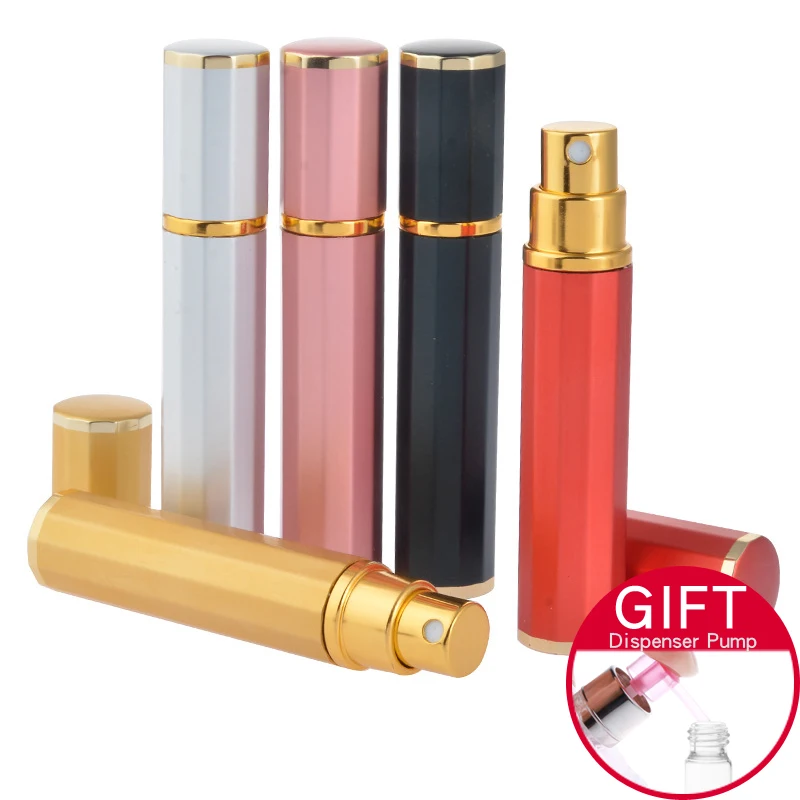 Флакон для духов с алюминиевым распылителем 2 шт./лот 8 мл|glass perfume bottle|perfume bottleperfume
