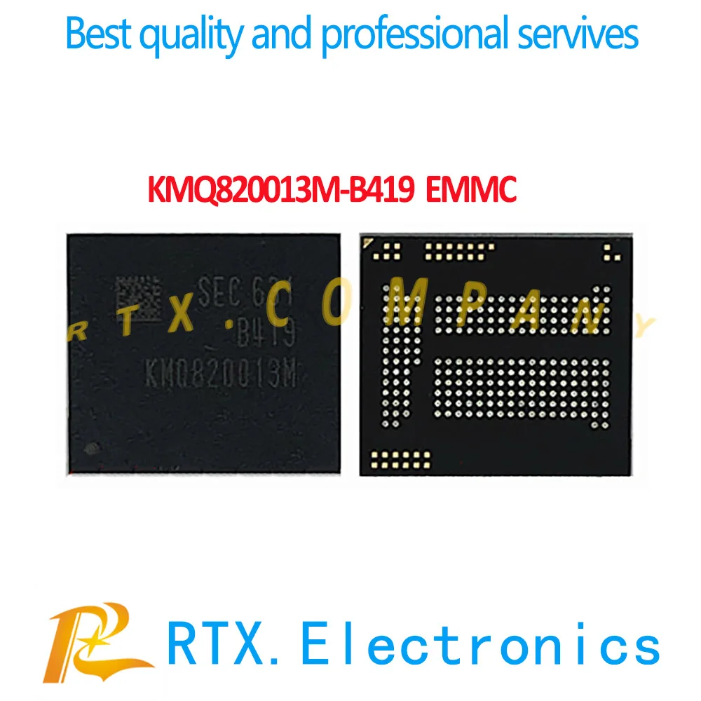 5 шт./лот KMQ820013M B419 для XIAOMI/SAMSUNG мобильный телефон цепи EMMC ИС флэш памяти NAND 16 + BGA211